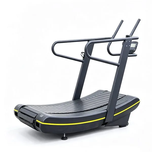 Slatted and Self-Powered: The Aluminum-Belt Curved Manual Treadmill for HIIT